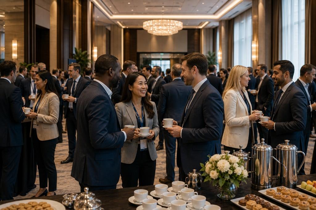 Coffee break and delegate networking at Global Leadership Dialogue 2027